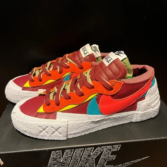 Nike Blazer Low sacai KAWS Red NIB - Picture 7 of 8